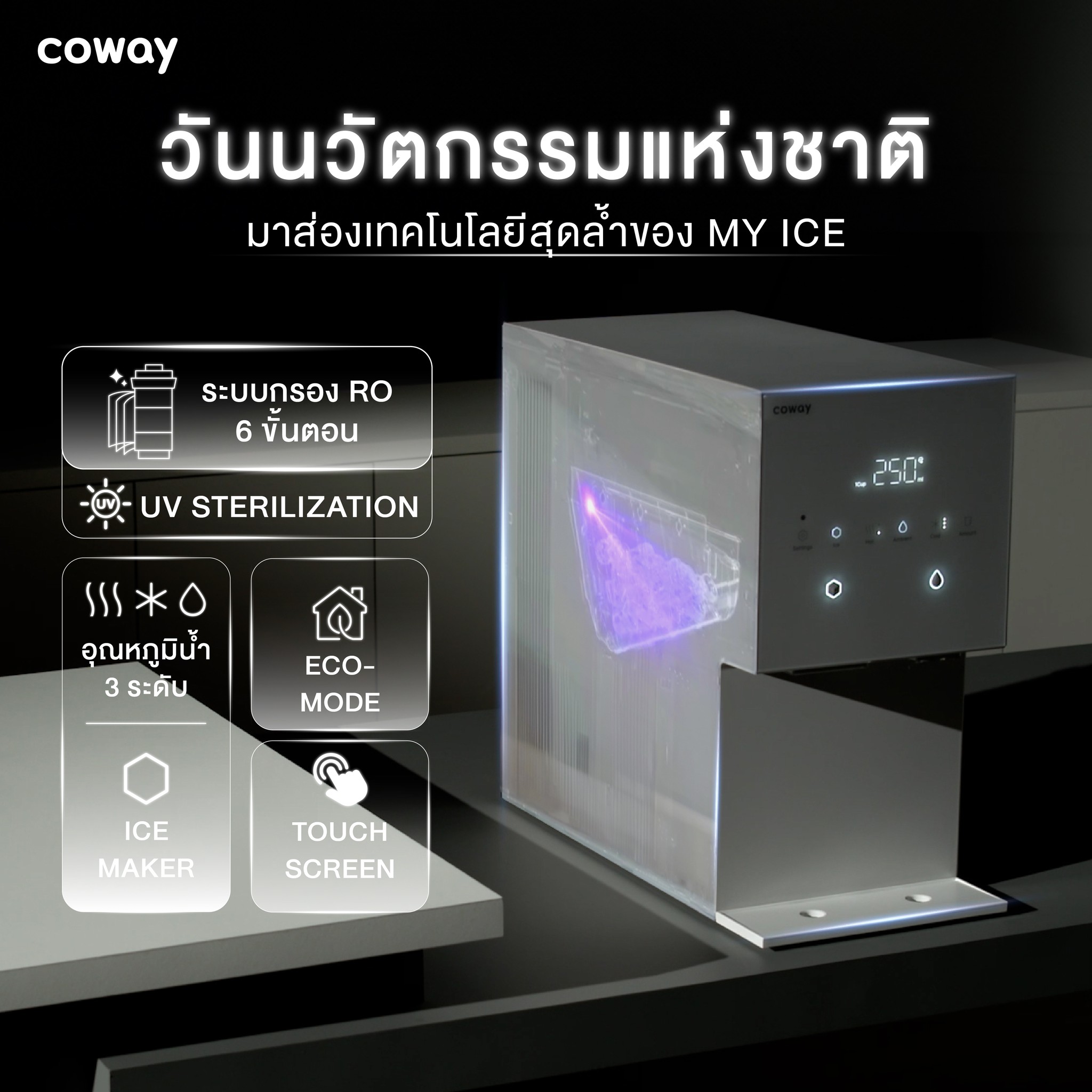 เครื่องกรองน้ำ Coway รุ่น MY ICE “มายไอซ์”