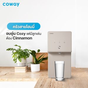 เครื่องกรองน้ำ COWAY รุ่น ซินนาม่อน รีวิวงานติดตั้ง อัพเดทราคาเงินสดและผ่อน